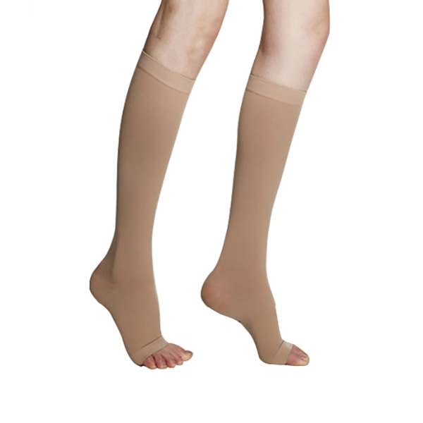 의료용 압박스타킹 무릎형 중압력 오픈형